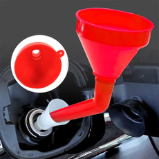Universal Car Fuel Tank Funnel Portable Motorcycle Truck Petrol Pour Oil Tool Plastic Filling Funnel with Soft Pipe Auto Accessories