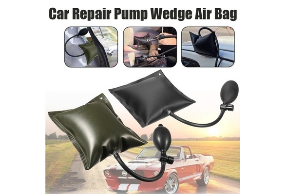 2x Air Pump Wedge inflatable Bag Car Door Window Emergency Lock Entry Opener kit