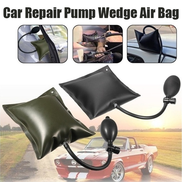 Car Wedge Alignment Inflatable Air Bag Cushion Pump Door Dent Auxiliary Tool DD 