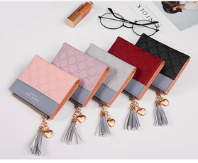 cute, leather wallet, leather, slim
