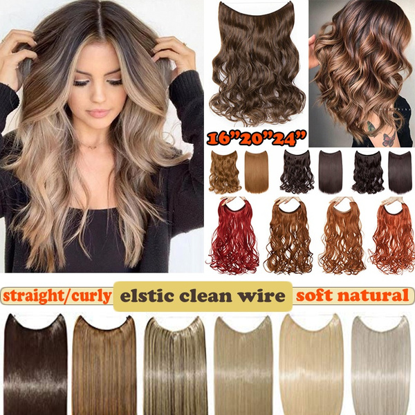 Clearance Invisible Secret Wire Hair Extensions Hidden Fish Line ...