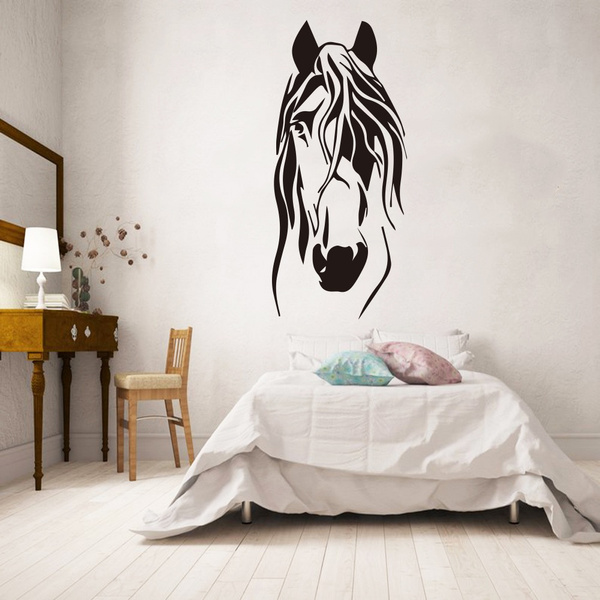 Details about   Cartoon Funny Horse Vinyl Wall Stickers Decor For Living Room Bedroom Kids Room 