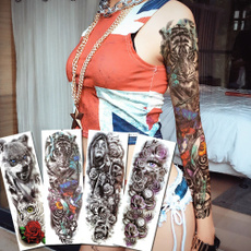 tattoo, art, flowertattoo, Sleeve