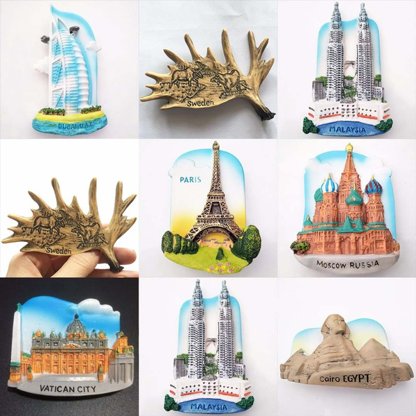 Malaysia 3D Resin Fridge Magnet Tourist Travel Souvenir Memorabilia 