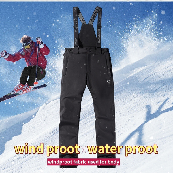 Couple Models Ski Pants Seams Sealed 
