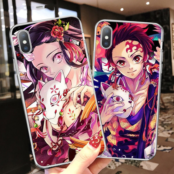 Demon Slayer Kimetsu No Yaiba Phone Case Soft Tpu Phone Cover For Iphone 5s 5 Se Iphone 8 8plus Iphone X Xr Xs Xsmax Iphone 11 Iphone 11pro Ip 11 Promax Demon