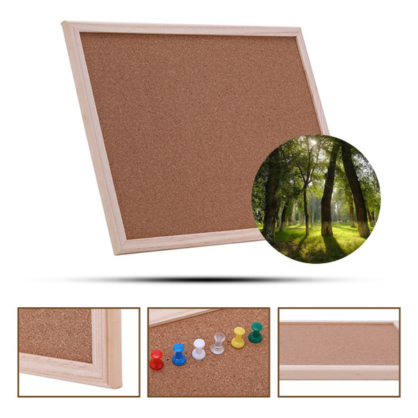 40x60cm Cork Board Drawing Board Pine Wood Frame White Boards Home Office Decorative Ban Wish