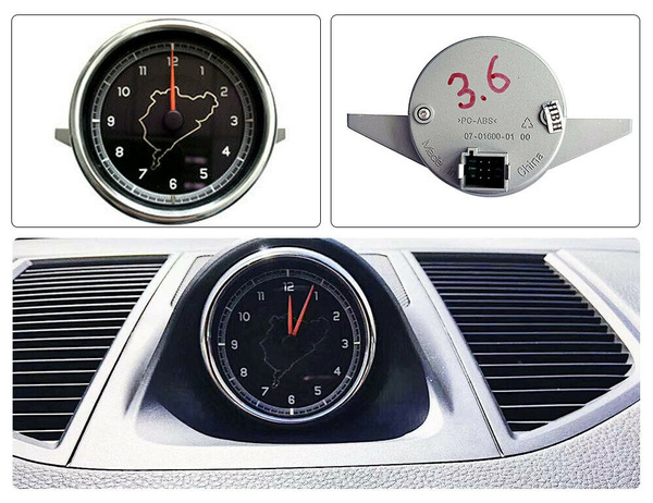 Central Control Compass Nurburgring track carclock Fit For Porsche Cayenne Macan