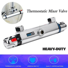 mixerbar, thermostatic, adjustablebra, chrome