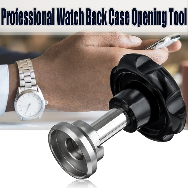 Open screw discount back case watch