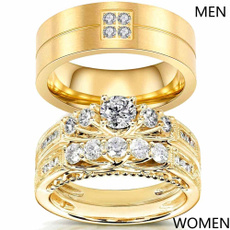 Couple Rings, Fashion Jewelry, wedding ring, gold