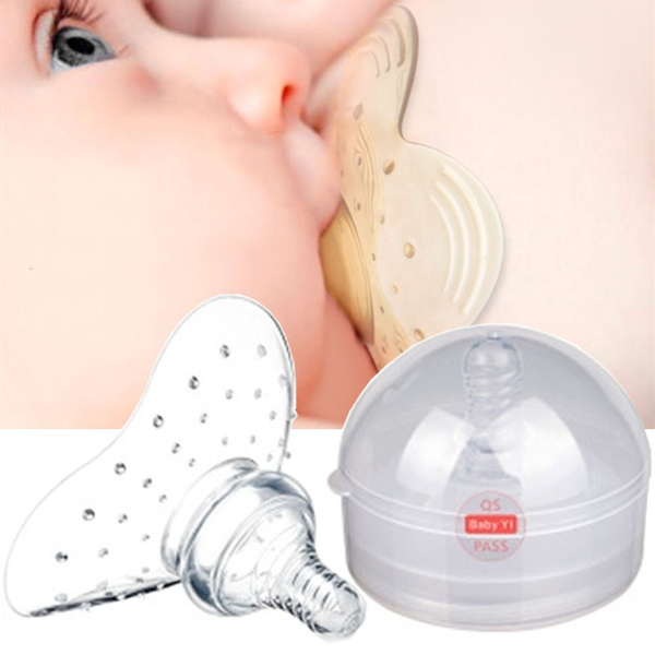 Maternity Silicone Nipple Shield Protectors Breastfeeding Nipple Protect Cover 