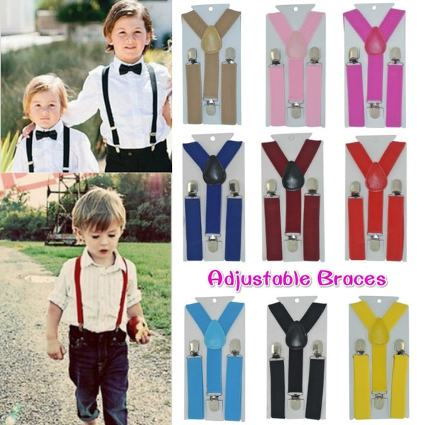 Fashion Parentchild Suspender Child Boy Girl Toddler Highly
