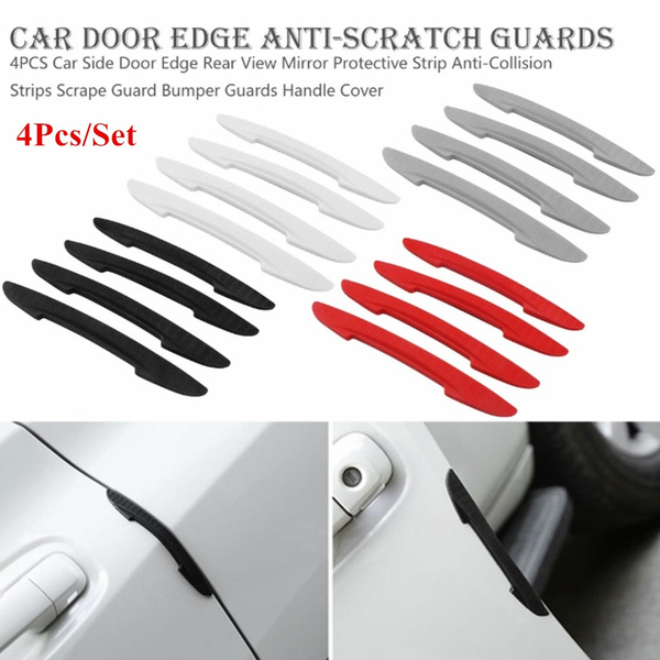 4PCS Waterproof Styling Mouldings Soft Rubber Blade Automobiles