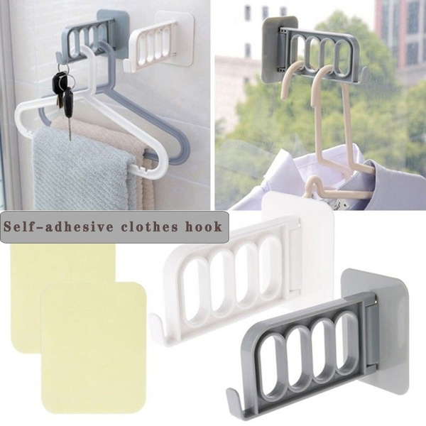 Laundry hooks for online wall