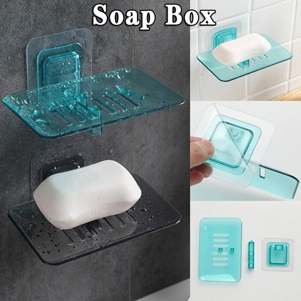 Suction Soap Box Kitchen Tools Bathroom Soap Dish Suction Holder