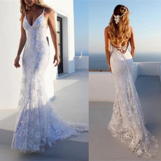 gowns, bridedre, Lace, long dress