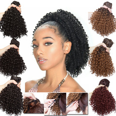 clipinhairpiece, hairbun, Hair Extensions, synthetic wig