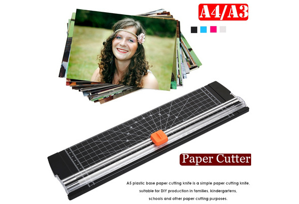 A3 Paper Cutter Photo Trimmers Plastic Base Card Cutting Blades Crafts Tool 