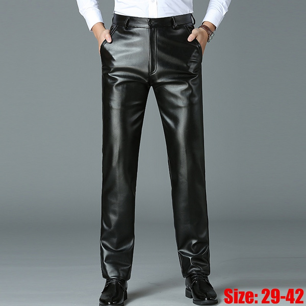 big mens leather pants