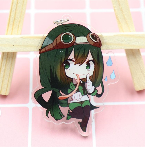 My Hero Academia Asui Tsuyu Diamond Acrylic Key Chain Anime Manga NEW