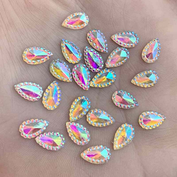 Crystal AB Resin Rhinestones