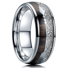 Steel, 8MM, tungstenring, wedding ring