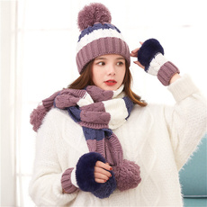 Warm Hat, Fashion Scarf, Knitting, Winter
