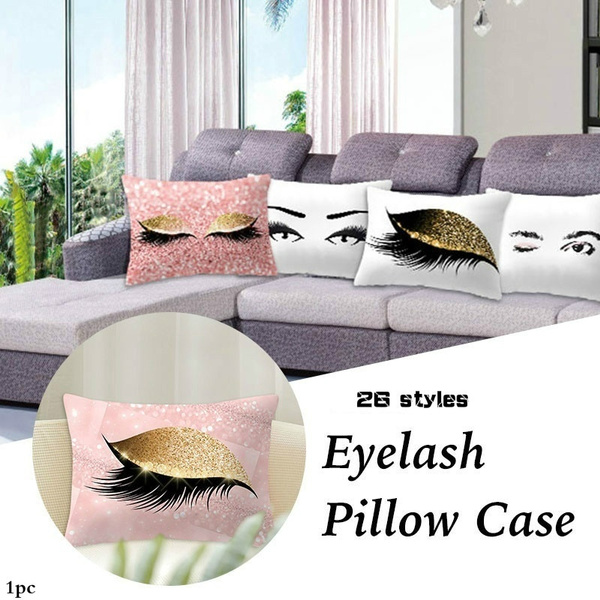 1PC Throw Pillowcase Cushion Cover Lumbar Waist Car Sofa Home Decor 