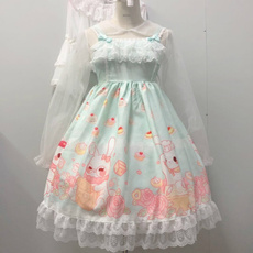 lacefrilldre, Kawaii Clothes, pleated dress, Lace
