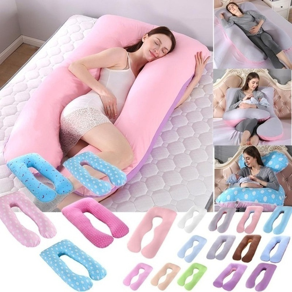U Shape Dismantled Maternity Pillow & Pillowcase Pure Cotton Pregnancy