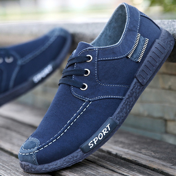 Men's Denim British Style Canvas Shoe | Sneaker – Kalsord