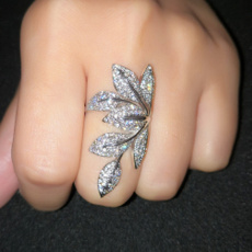 Fashion, 925 silver rings, Wedding, crown