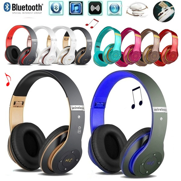 6S Bluetooth Headphones Wireless Bluetooth 4.0 Heavy Bass Stereo