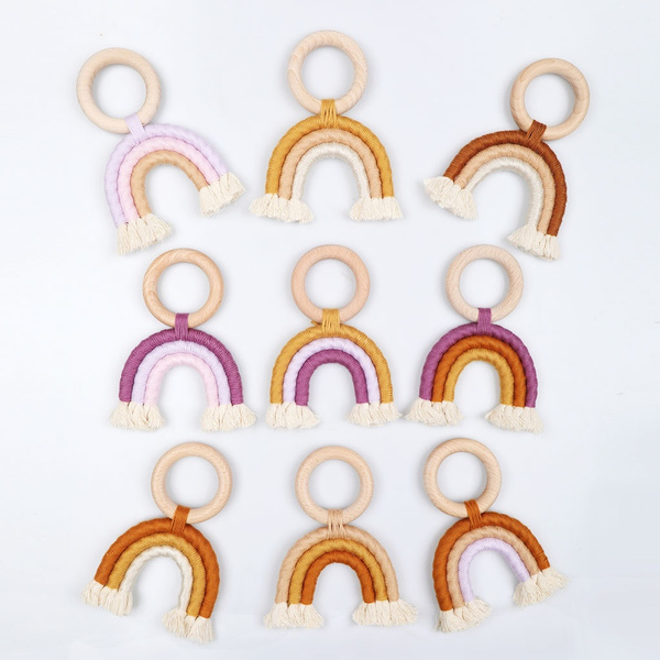 wooden teether safe