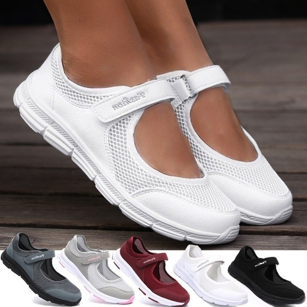Women's Fashion Shoes Summer Breathable Sneakers Light Weight Mesh ...