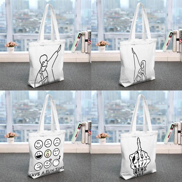 fashion canvas tote bags