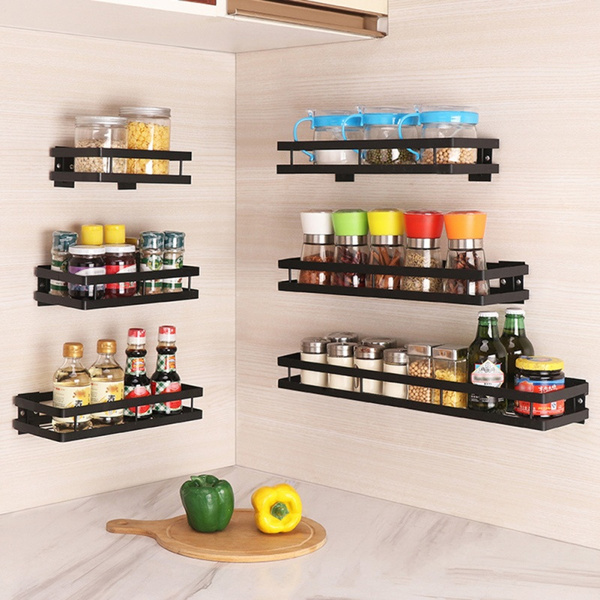 Kitchen Storage Racks Free Punching Wall Storage Organizer Hanging Racks Bathroom Storage Racks Wish