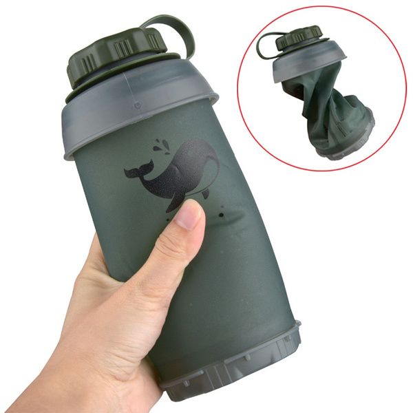 Collapsible Water Bottle Foldable 750ml Large Capacity Lightweight