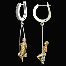 Sterling, Hoop Earring, Jewelry, wedding earrings