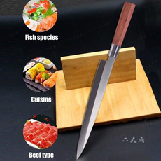 Stainless Steel, yanagibaknife, fish, Sushi