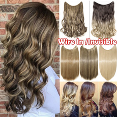 elastichairextension, Hair Extensions, Straight Hair, wireinhair