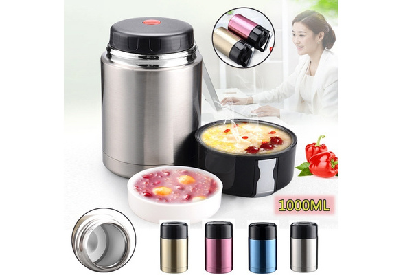 Kid Insulation Soup Pot Stew Kettle Portable Stainless Steel Bowl Food Container 