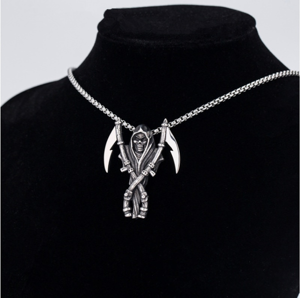 New mysterious hip hop punk Necklace 