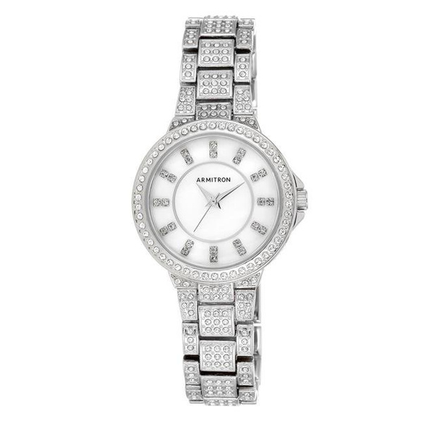 Armitron swarovski cheap crystal watch