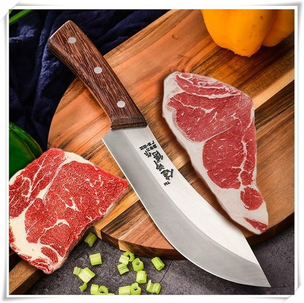 Best Kitchen Knives Slicing Knife Knives Kitchen Professional Kitchen Knife  4Cr13Mov Professional Boning Knives Slaughter Special Butcher Lamb Cattle  Bleeding Knife Eviscerating Bone and Meat Knife