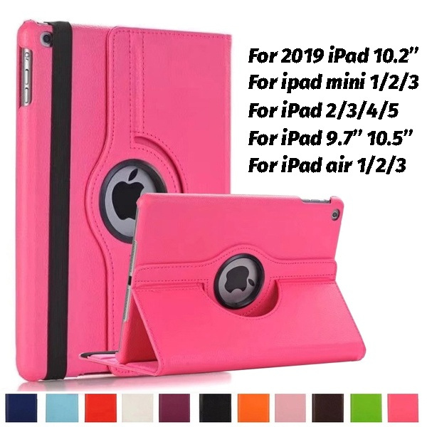 Capa Inteligente para IPad 10.2 9.7 Capa para IPad 7/6/5/4/3/2 IPad Mini 1/2/3/4  Ipad Air 1/2/3 Funda Estojo em couro com rotação de 360 graus | Wish
