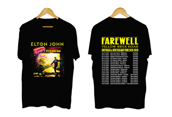 elton john farewell t shirt