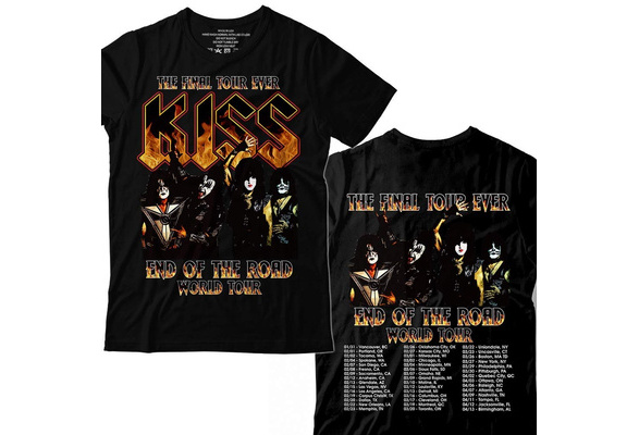 RARE!! Kiss Music Band End Of The Road Tour 2023 The Finals T-shirt Unisex  S-5XL