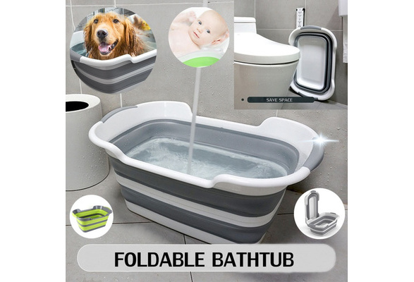 Pet Baby Shower Portable Silicone Pet Bath Tubs Bath Accessories Baby  Folding Hot Tubs Bathtub Safety Security Cat Dog Bath Tubs - AliExpress